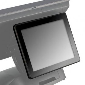 HOSTPOS 9.7" Customer LCD Display (VGA) Blk for XT Series. Great for advertising in video or images. 